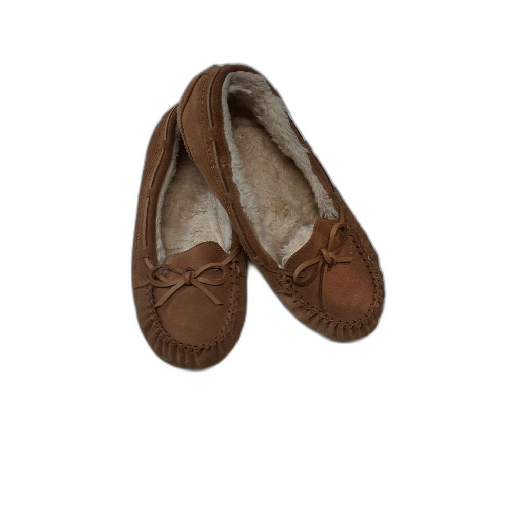 SO Women's Tan Brown Moccasin Flats Slip On Casual Shoes Size 6 #377